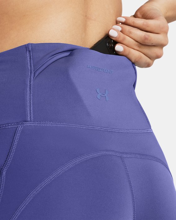 Women's UA Launch Elite Ankle Tights in Purple image number 3
